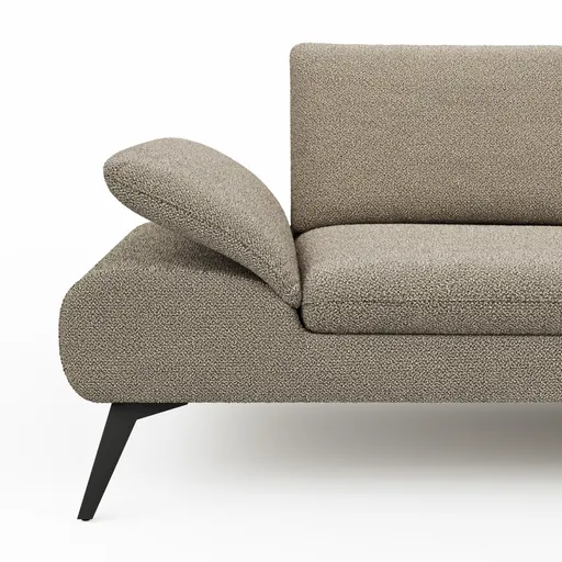 Sofa Collina - 3-Sitzer, Stoff, Beige