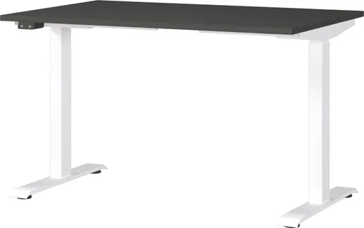 Schreibtisch GELI - B/H/T ca. 120x72-120x80 cm, Graphit