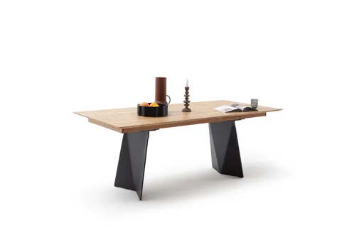 Esstisch 3100 - LB ca. 200x100 cm, ausziehbar, Asteiche massiv, Geölt, 