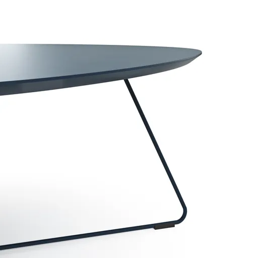 Couchtisch Fano - LBH ca. 96x86x38 cm, Fenix, Dunkelblau