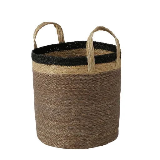 Deko-Korb - HØ ca. 31x26 cm, Seegras