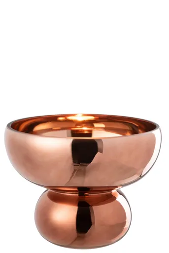 Deko Vase - DH ca. 23x17,50 cm, Braun