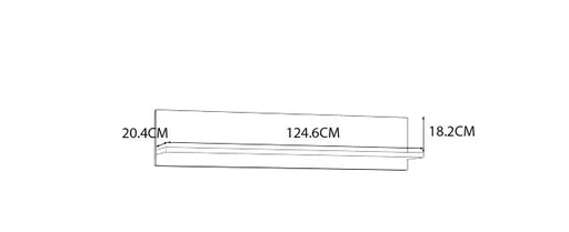 Wandboard FARES- Eiche Dekor