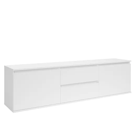 Lowboard - B ca. 180 cm, Weiß