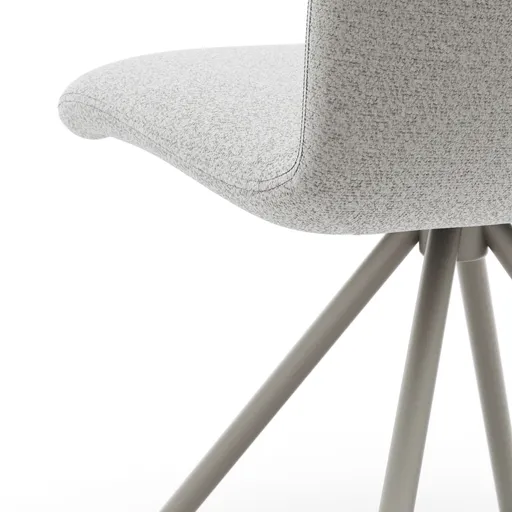 Stuhl Sedana - Stoff, Grau