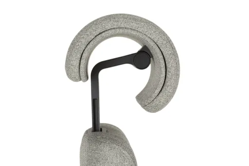 Chefsessel - mit Ergo-Rückenpolsterung und 3D-Armlehnen, Stoff, Schwarz