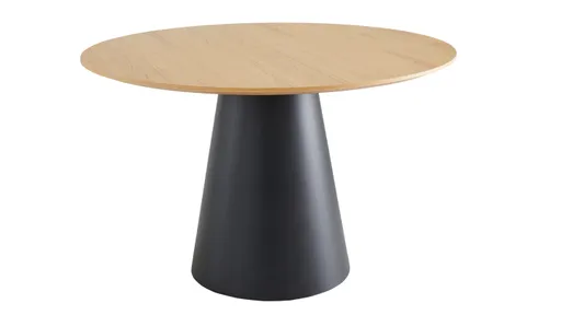 Esstisch Ose - Rund D ca. 125 cm, Wildeiche furniert