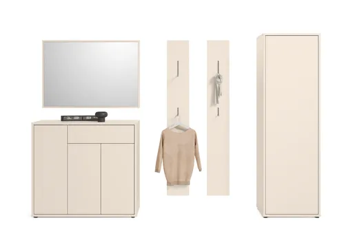 Garderobenschrank FAID- B ca. 60 cm, Sand