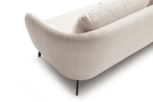 Sofa CARLLOTA - 3-Sitzer, Stoff, Natur