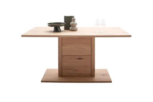 Esstisch - LB ca. 160x90 cm, Eiche Nachbildung, Eiche massiv geölt