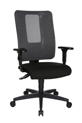 Bürodrehstuhl Ergo Work 250 - Stoff, Schwarz