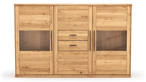 Highboard Faro 6.0 - Wildeiche massiv, natur, geölt