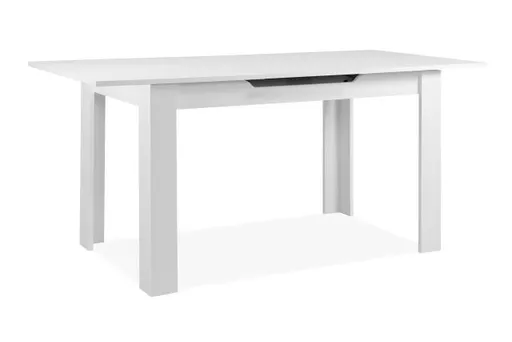 Esstisch - ausziehbar, LB ca. 125x80 cm, Weiß