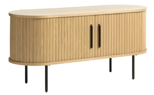 TV-Lowboard - B ca. 120 cm, Eiche Furnier, Natur