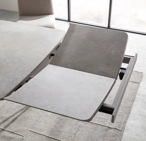 Esstisch Sedana - ausziehbar, LB ca. 200x100 cm, HPL, Grau