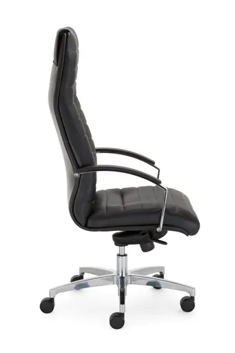 Chefsessel - Multiblock-Mechanik, Softleder, Schwarz