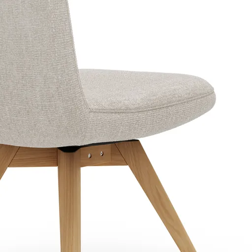 Stuhl Kamari - Stoff, Beige