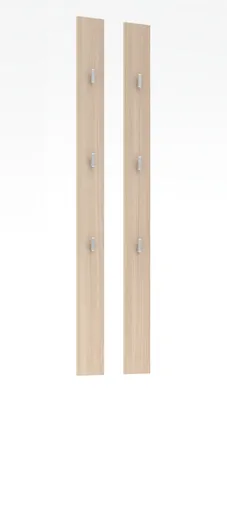 Garderobenpaneel - 2er Set, Riva Eiche Nachbildung