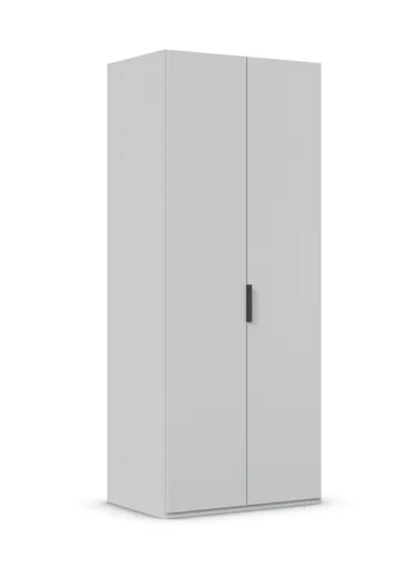Drehtürenschrank ROVERO- B ca. 91 cm, Hellgrau