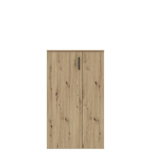 Schuhschrank FINLEI - B. ca. 70 cm, Eiche Dekor