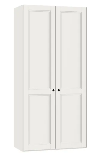 Drehtürenschrank JOIN IT- B ca. 101 cm., Cremeweiss, Weiss