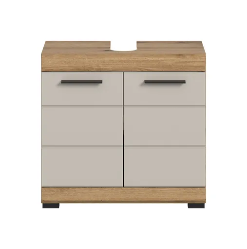 Badblock - 5-teilig, Evoke Eiche Nachbildung, Kaschmir