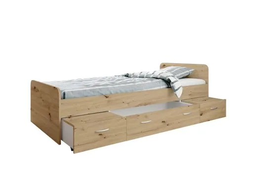 Kojenbett - Liegefläche ca. 90x200 cm, Artisan Eiche Nachbildung