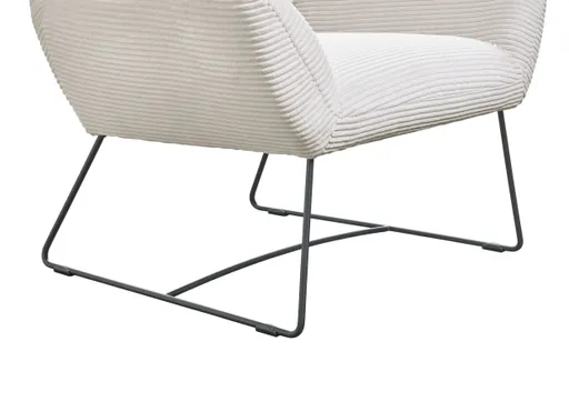 1-Sitzer Sessel - Cord, cremweiss