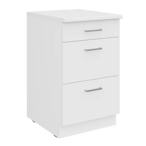 Unterschrank- B ca. 50 cm, Weiß, Matt