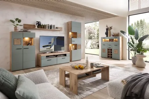 Couchtisch - LB ca. 110x65 cm, Viking Eiche Nachbildung
