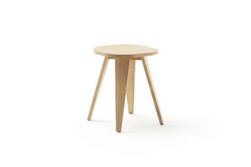 Hocker Signe - BHT ca. 40x50x40 cm, Asteiche massiv, Geölt