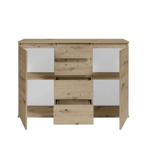 Kommode - B ca. 119 cm, Artisan Eiche Nachbildung