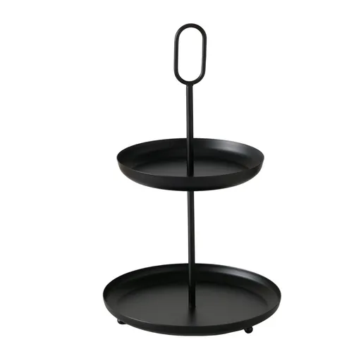 Deko-Etagere, HØ ca. 34x20 cm, Schwarz