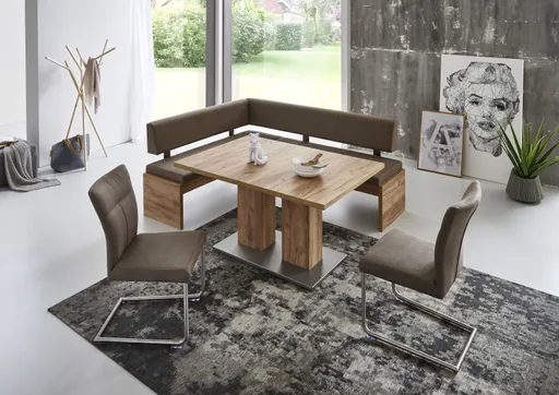 Esstisch - ausziehbar, LB 120x80cm, Eiche Dekor