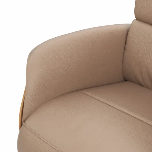 Relaxsessel Amila - Größe L, inkl. 4-motorischer Relaxfunktion und Aufstehhilfe, Leder, Rauchbraun