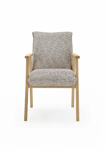 Armlehnstuhl - Stoff, Sand