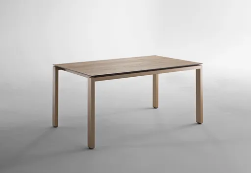 Gartentisch Tendri - LB ca. 160x95 cm, HPL, Holzoptik
