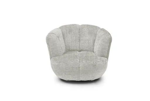 Drehsessel- Stoff, Taupe