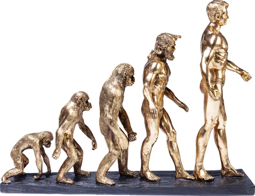 Deko-Figur- BHT ca. 58x43x19 cm, Goldfarben, Schwarz