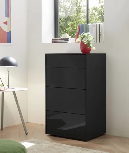 Kommode - B ca. 52 cm, Vulkanschwarz