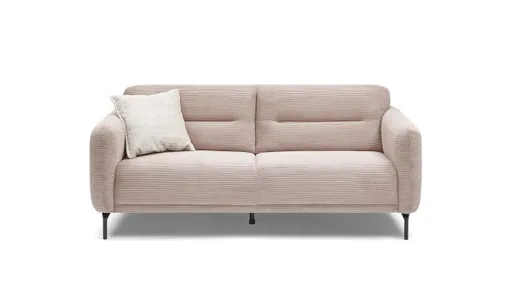 Sofa - 2-Sitzer, Stoff, Rosa