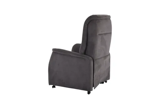 TV-Sessel MANDO - Aufstehhilfe, Relaxfunktion, Kopfteilverstellung, Stoff, Grau