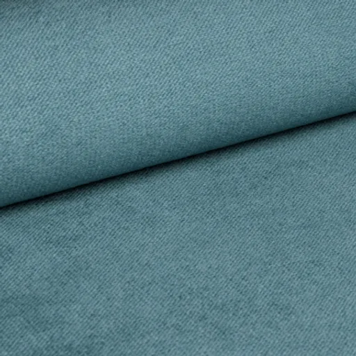 Ecksofa - 1,5-Sitzer, Ecke rechts inkl. Schlaffunktion und Bettkasten, Stoff, Hellblau