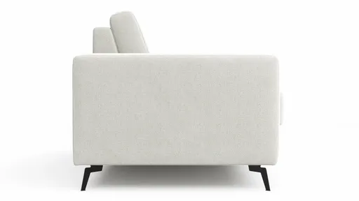 Schlafsofa Laredo - 2,5-Sitzer inkl. Schlaffunktion, Stoff, Offwhite