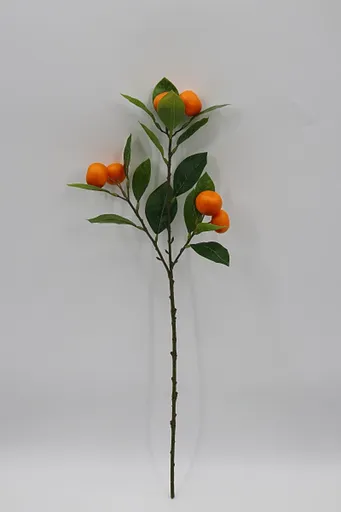 Deko-Mandarinenzweig - L ca. 68 cm