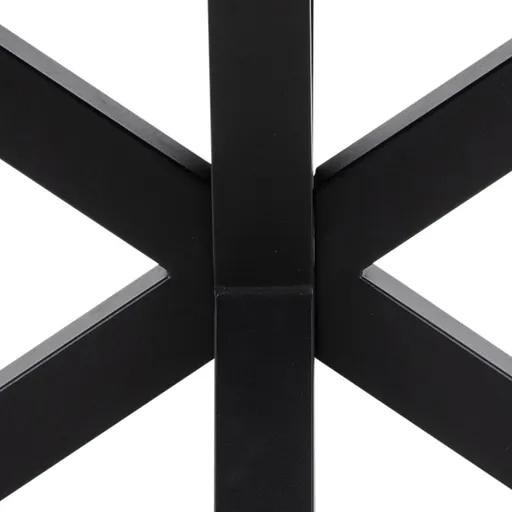 Esstisch ABBIGAIL - LB ca. 160x90 cm, Schwarz