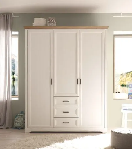 Kleiderschrank - B ca. 164 cm, Anderson Pine Nachbildung, Artisan Eiche Nachbildung