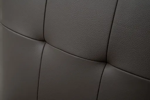 Stuhl MARCELLA - drehbar, Leder, Dunkelbraun