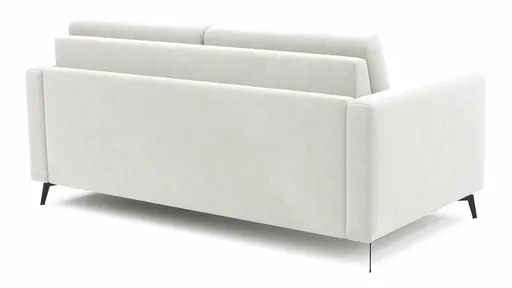 Schlafsofa Laredo - 2,5-Sitzer inkl. Schlaffunktion, Stoff, Offwhite