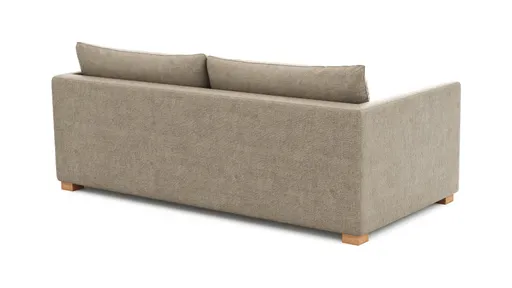 Sofa Montreal - 3-Sitzer, Tiefe 2, Stoff, Hellbraun